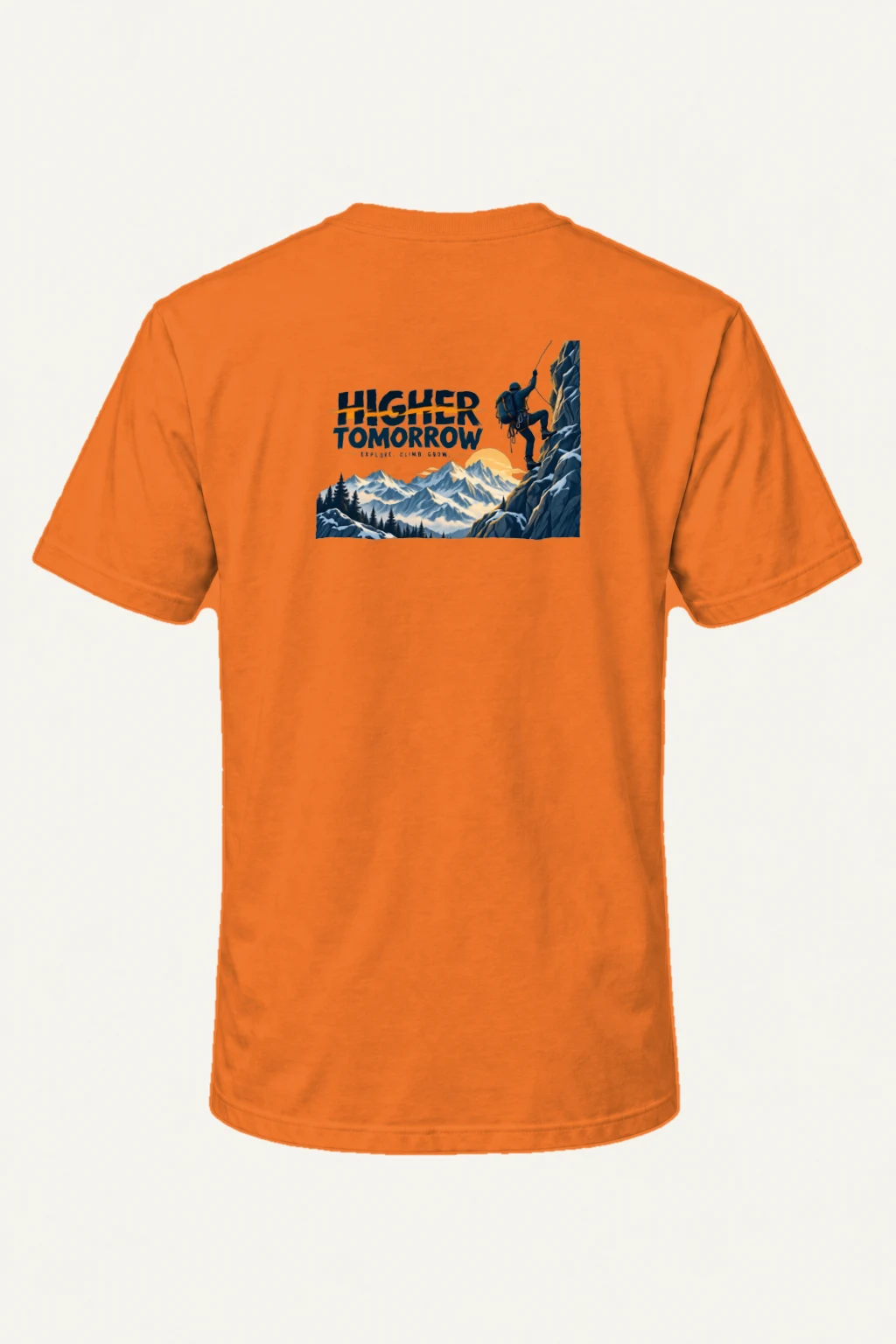 "Higher Tomorrow" Heavyweight Unisex Crewneck T-shirt | Gildan 5000