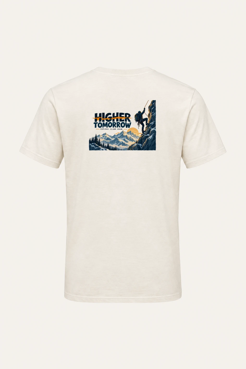 "Higher Tomorrow" Heavyweight Unisex Crewneck T-shirt | Gildan 5000