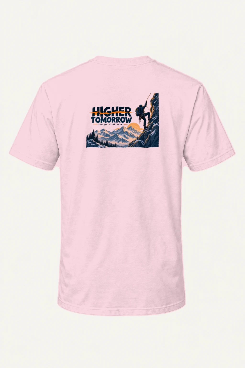 "Higher Tomorrow" Heavyweight Unisex Crewneck T-shirt | Gildan 5000