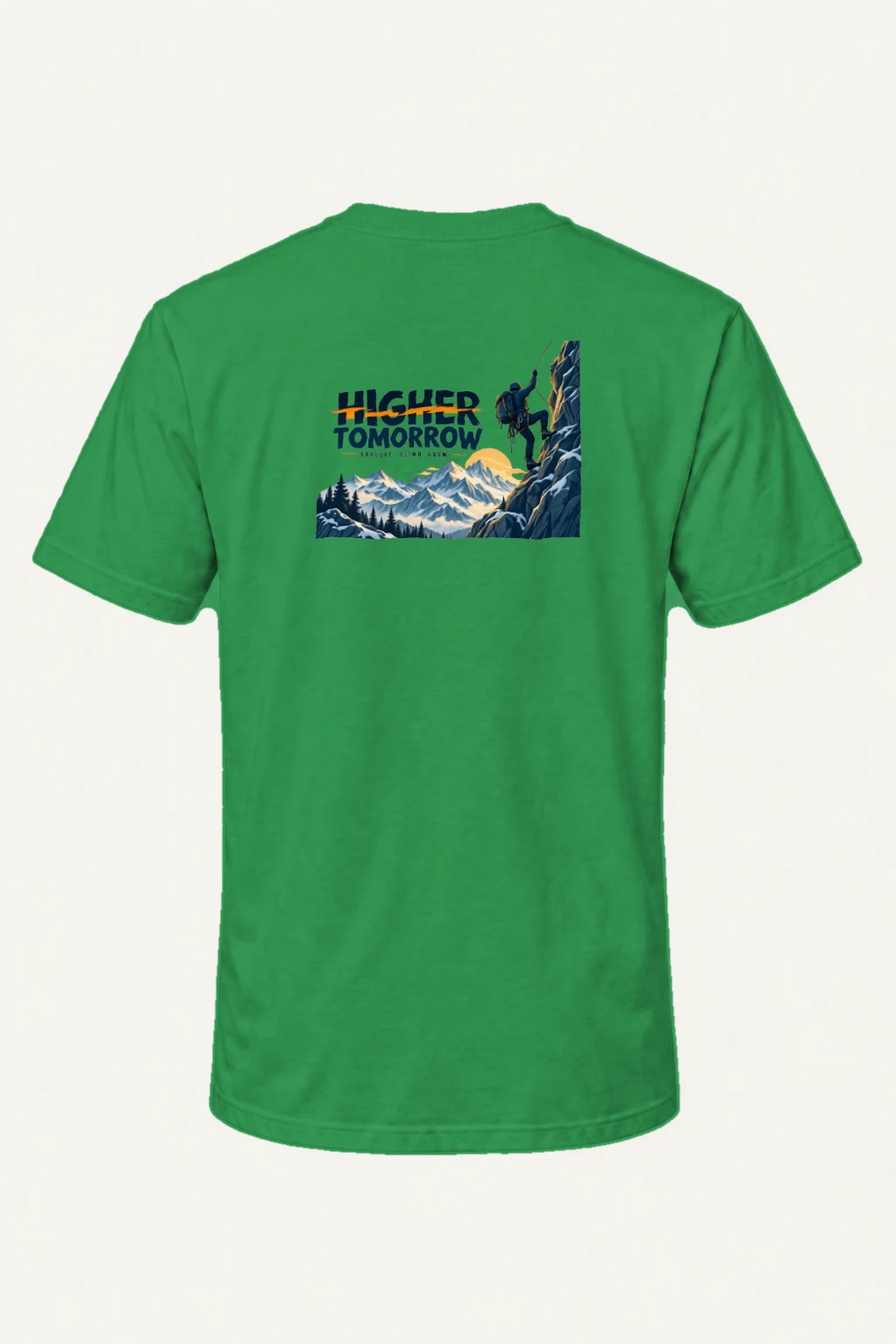 "Higher Tomorrow" Heavyweight Unisex Crewneck T-shirt | Gildan 5000