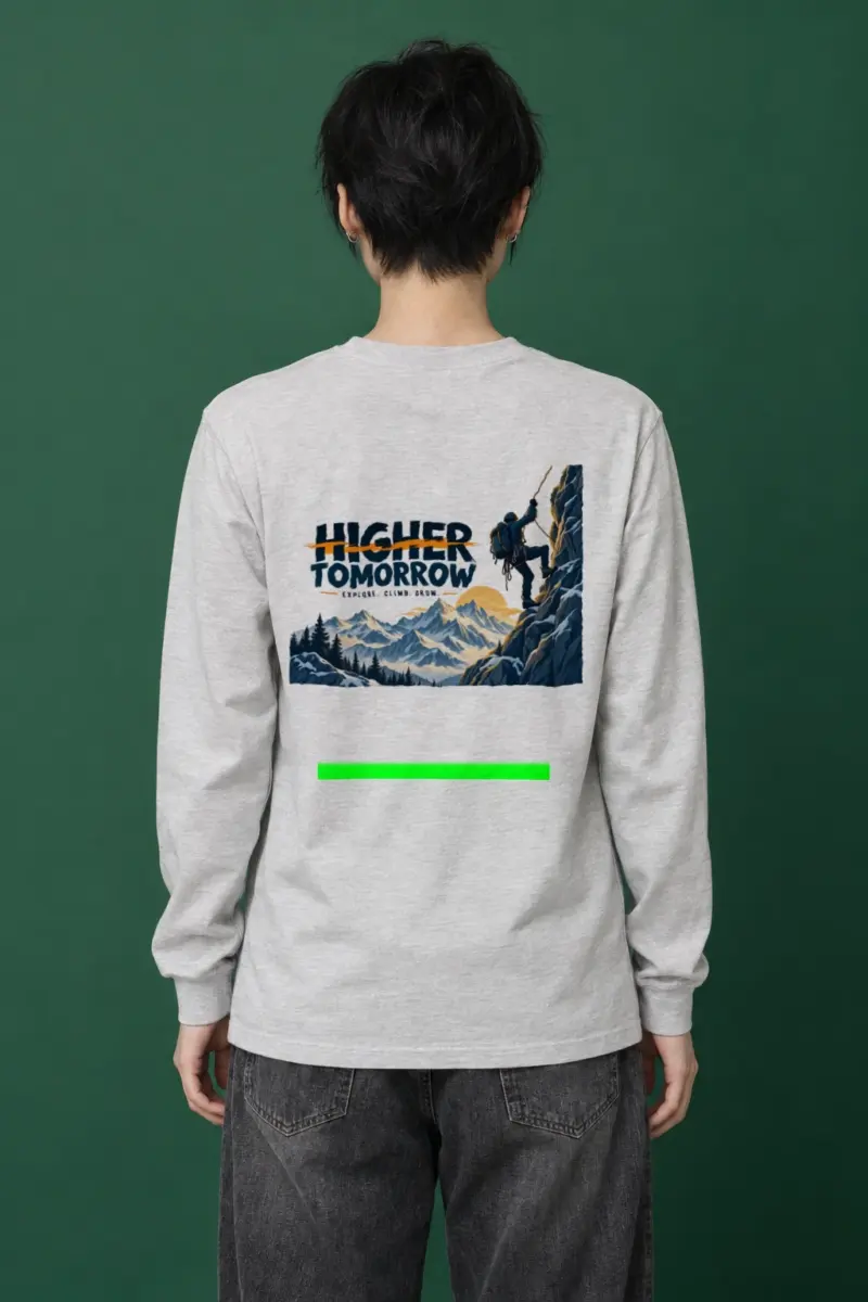 "Higher Tomorrow" Unisex Longsleeve T-shirt | Gildan 2400