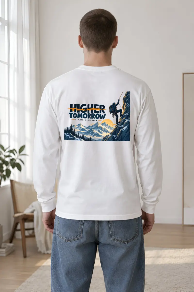 "Higher Tomorrow" Unisex Longsleeve T-shirt