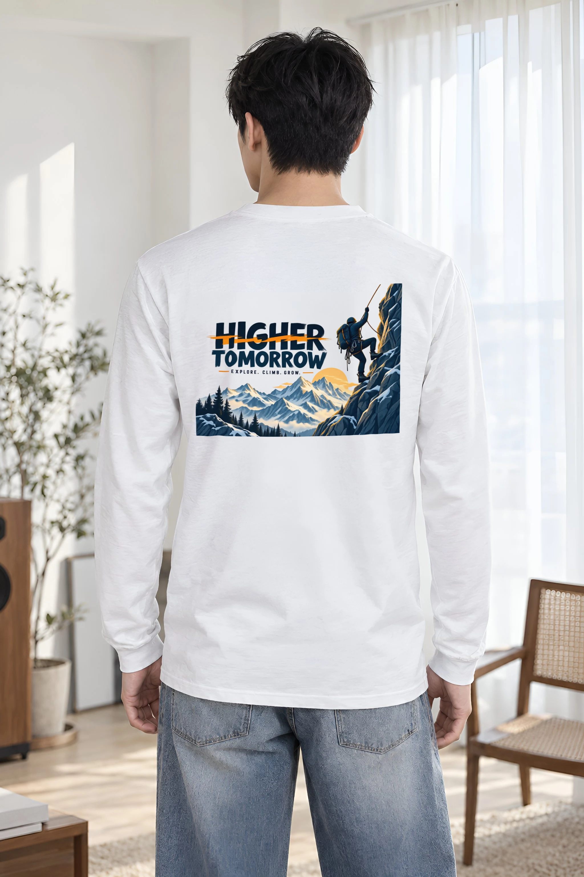 "Higher Tomorrow" Unisex Longsleeve T-shirt