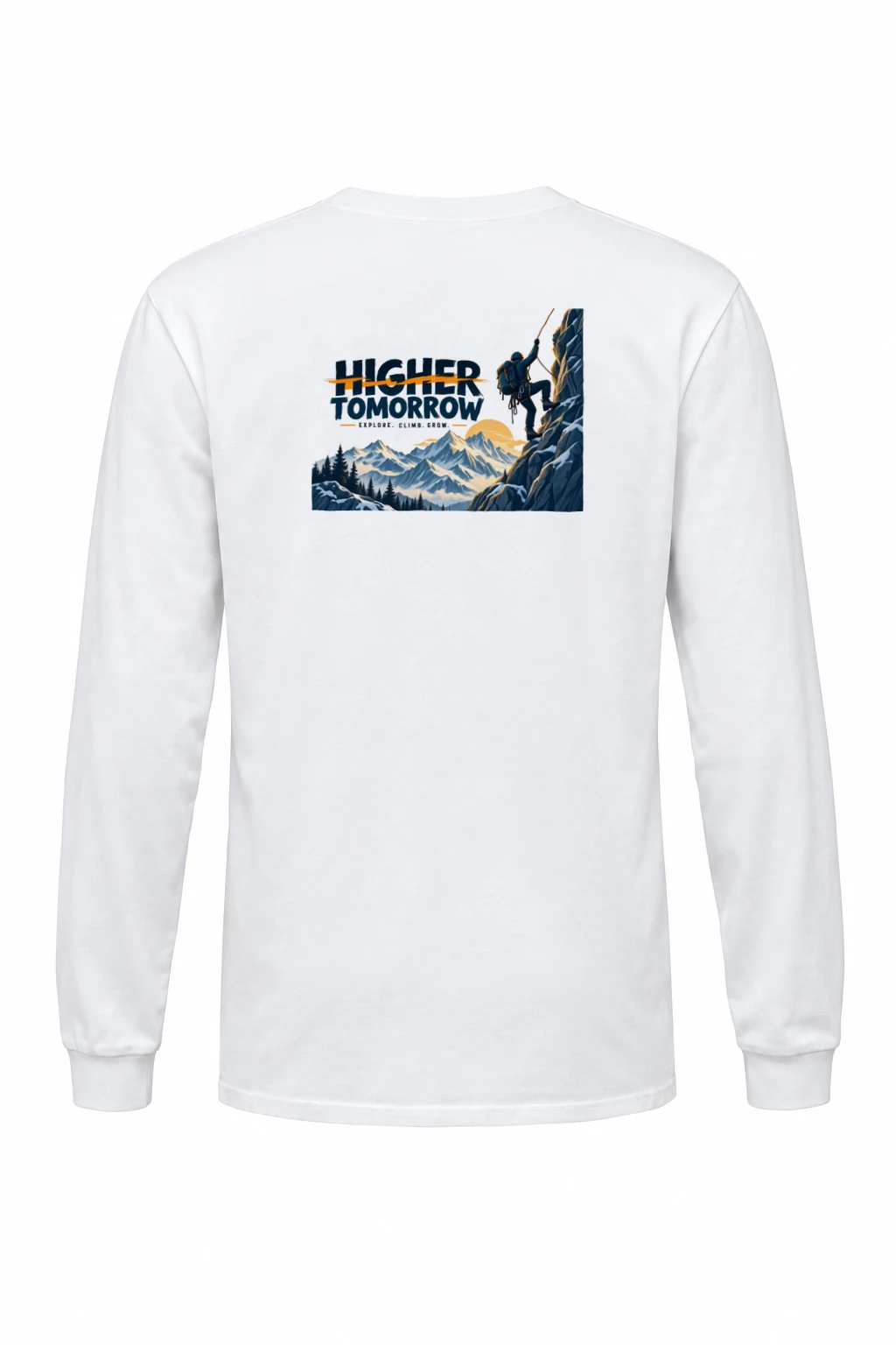 "Higher Tomorrow" Unisex Longsleeve T-shirt | Gildan 2400