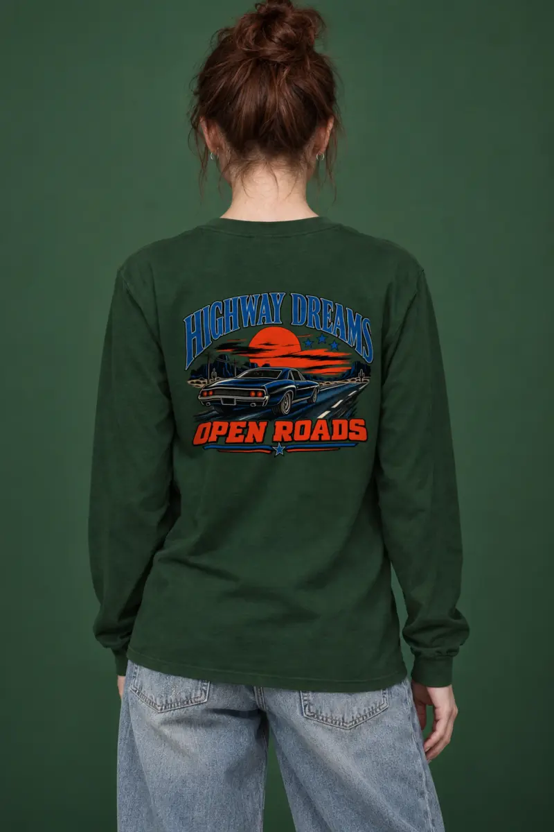 "Highway Dreams" Unisex Longsleeve T-shirt