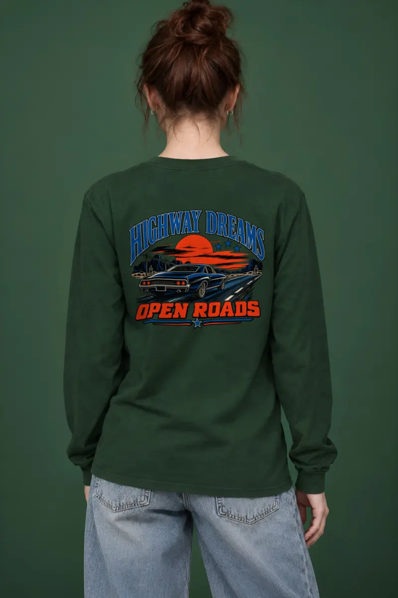 "Highway Dreams" Unisex Longsleeve T-shirt