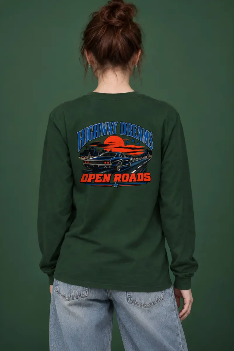 "Highway Dreams" Unisex Longsleeve T-shirt