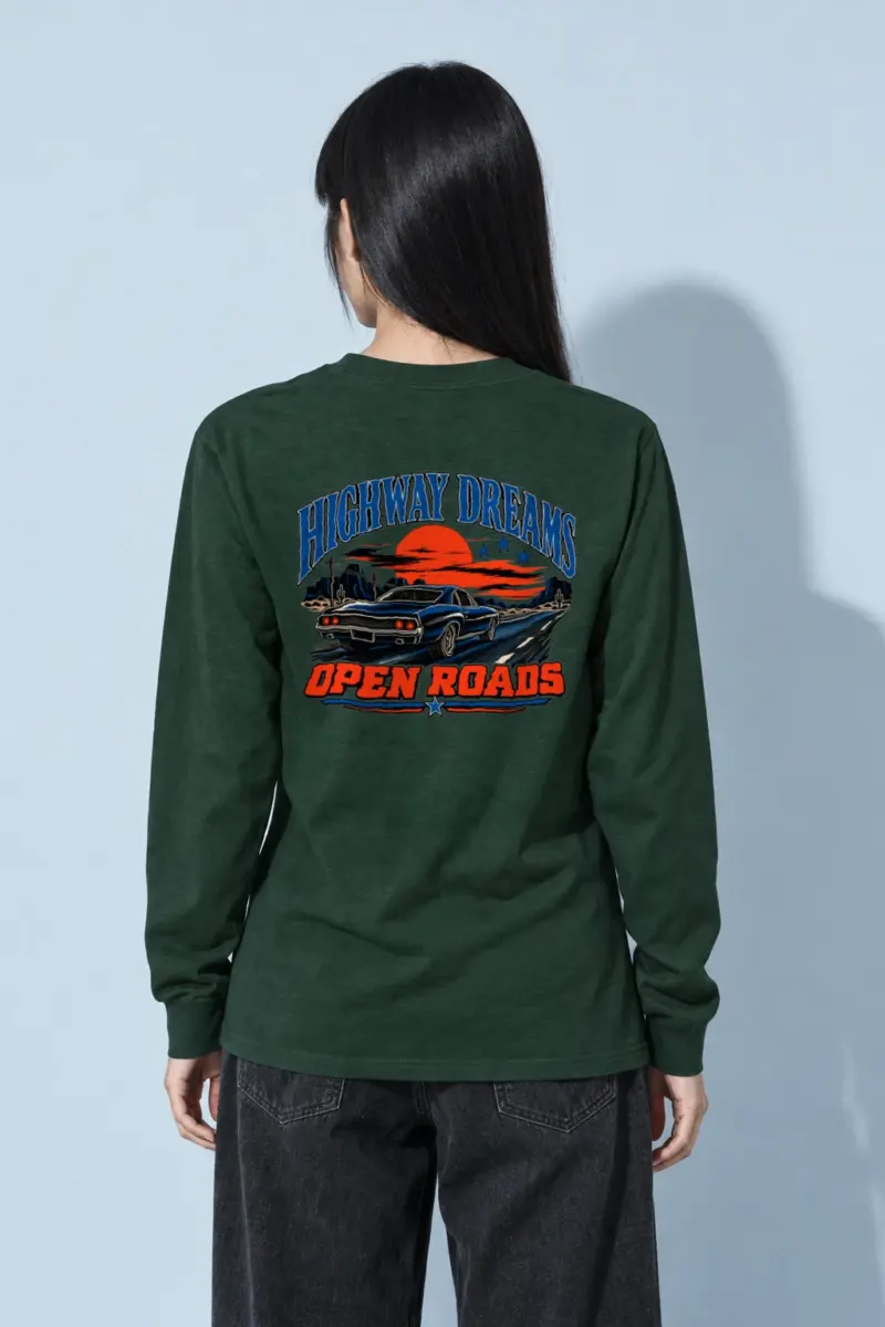"Highway Dreams" Unisex Longsleeve T-shirt
