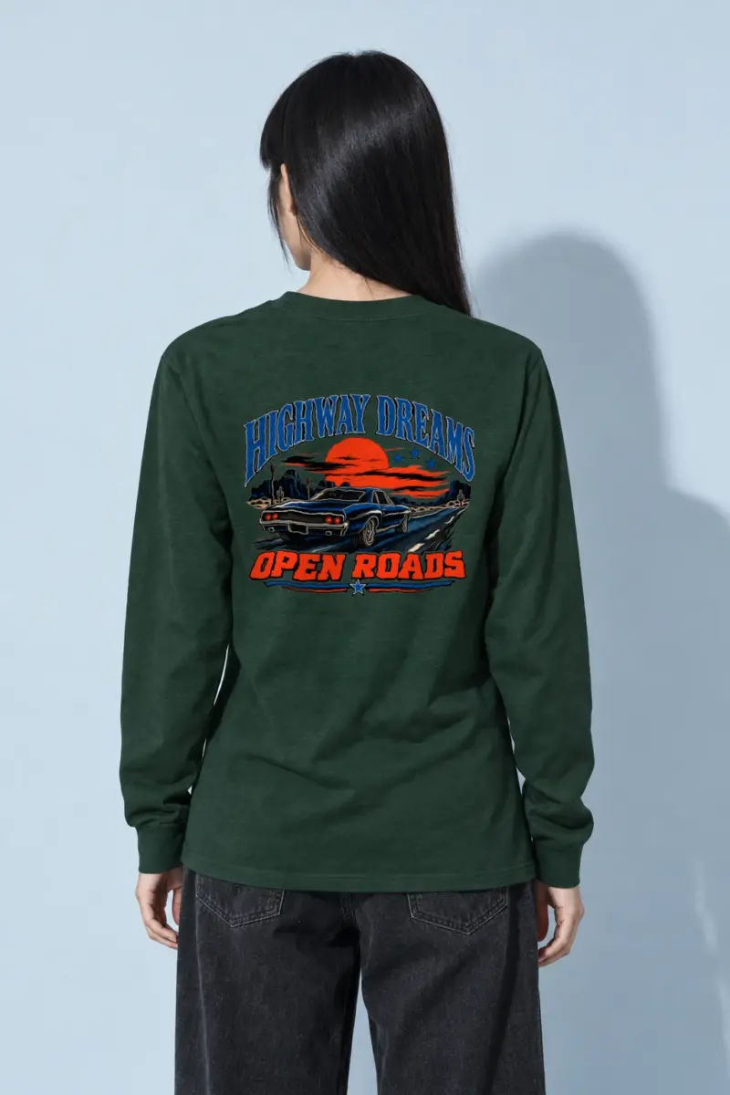 "Highway Dreams" Unisex Longsleeve T-shirt