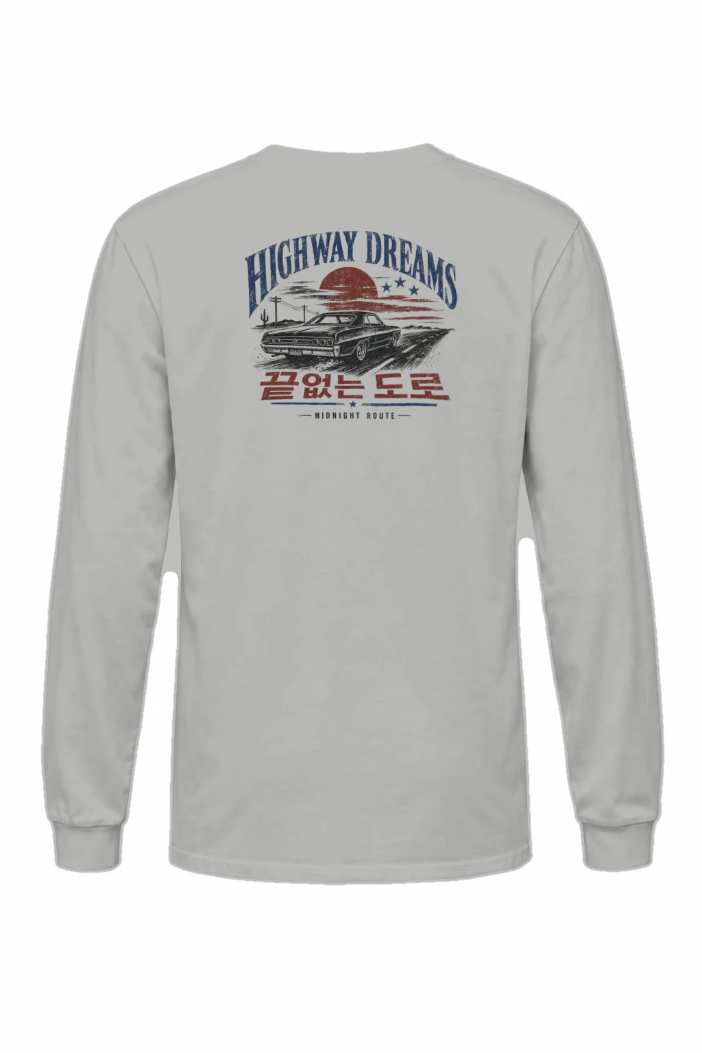 "Highway Dreams" Unisex Longsleeve T-shirt | Gildan 2400