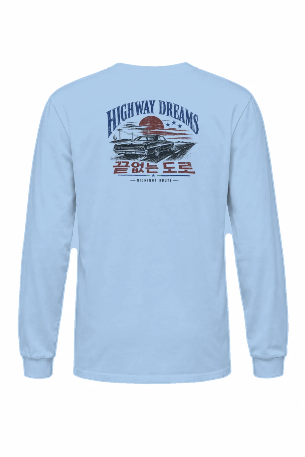 "Highway Dreams" Unisex Longsleeve T-shirt | Gildan 2400