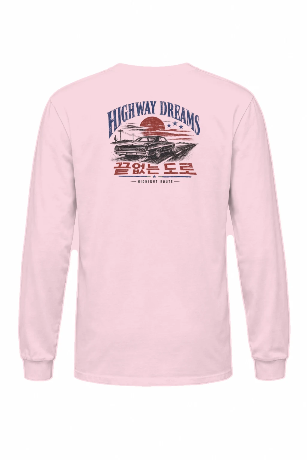 "Highway Dreams" Unisex Longsleeve T-shirt | Gildan 2400