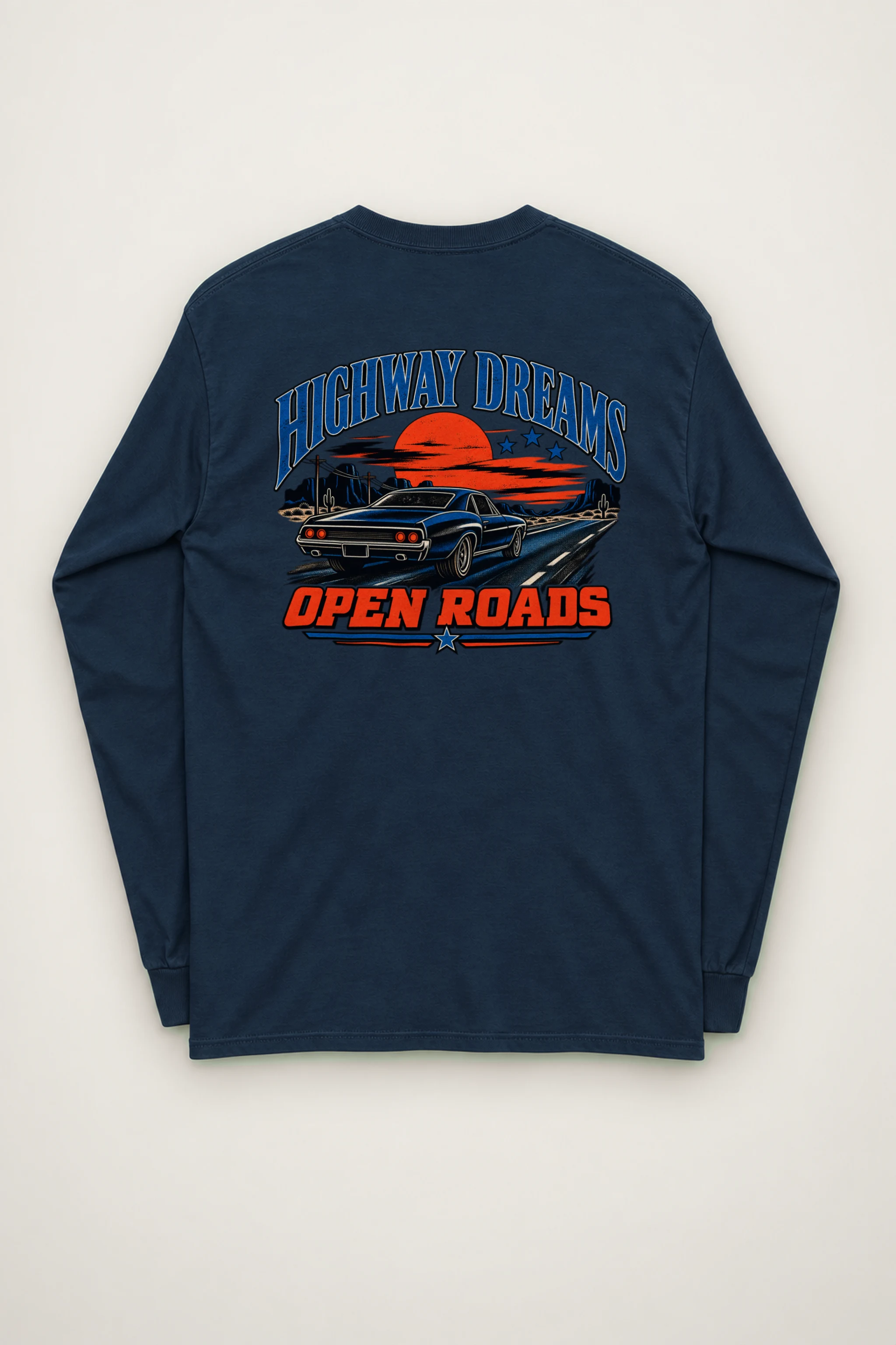 "Highway Dreams" Unisex Longsleeve T-shirt