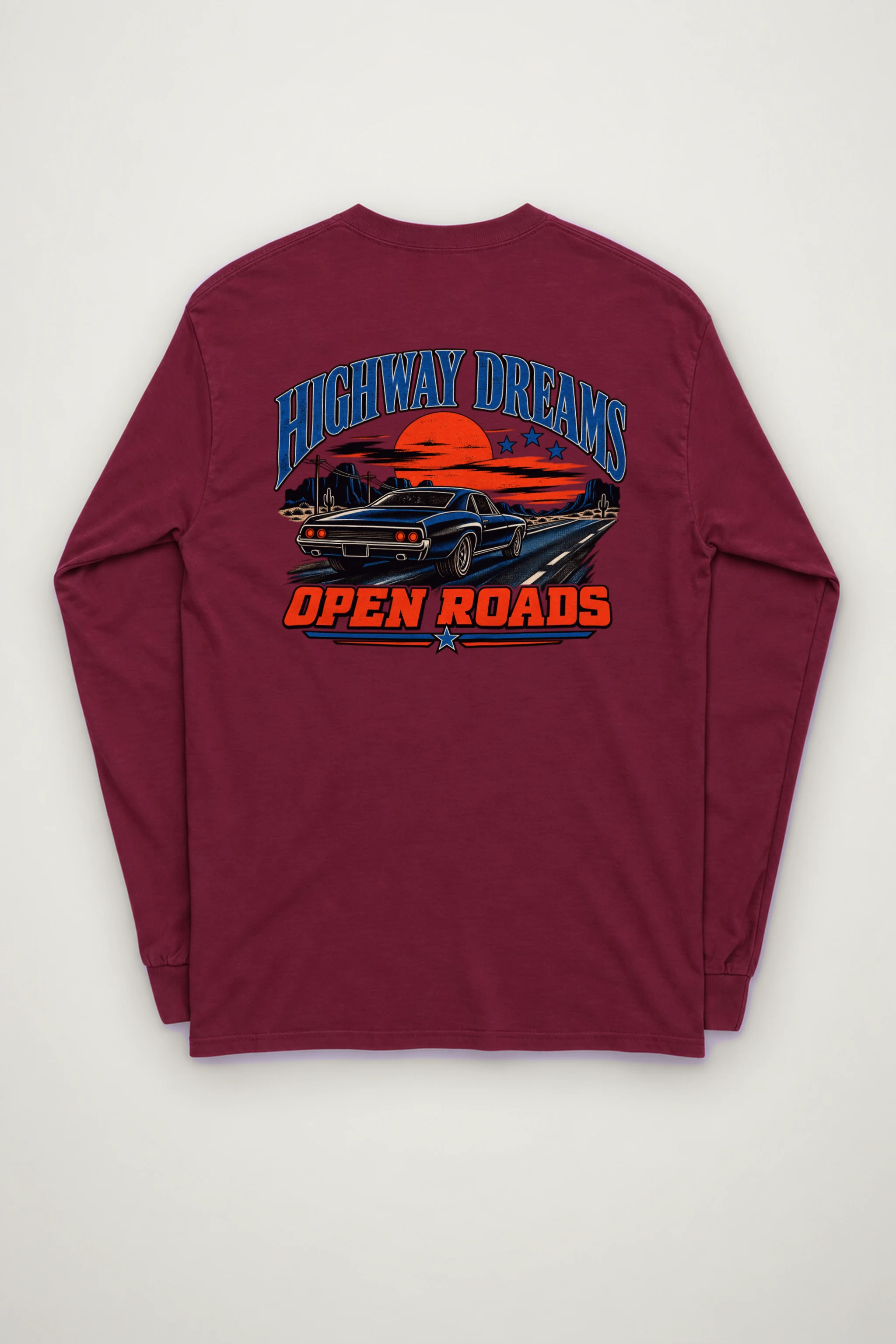 "Highway Dreams" Unisex Longsleeve T-shirt