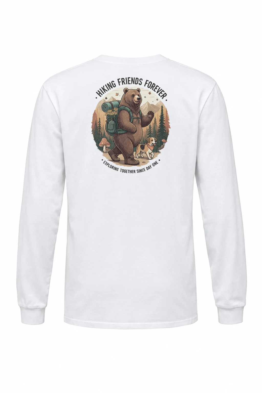 "Hiking Friends Forever" Unisex Longsleeve T-shirt | Gildan 2400