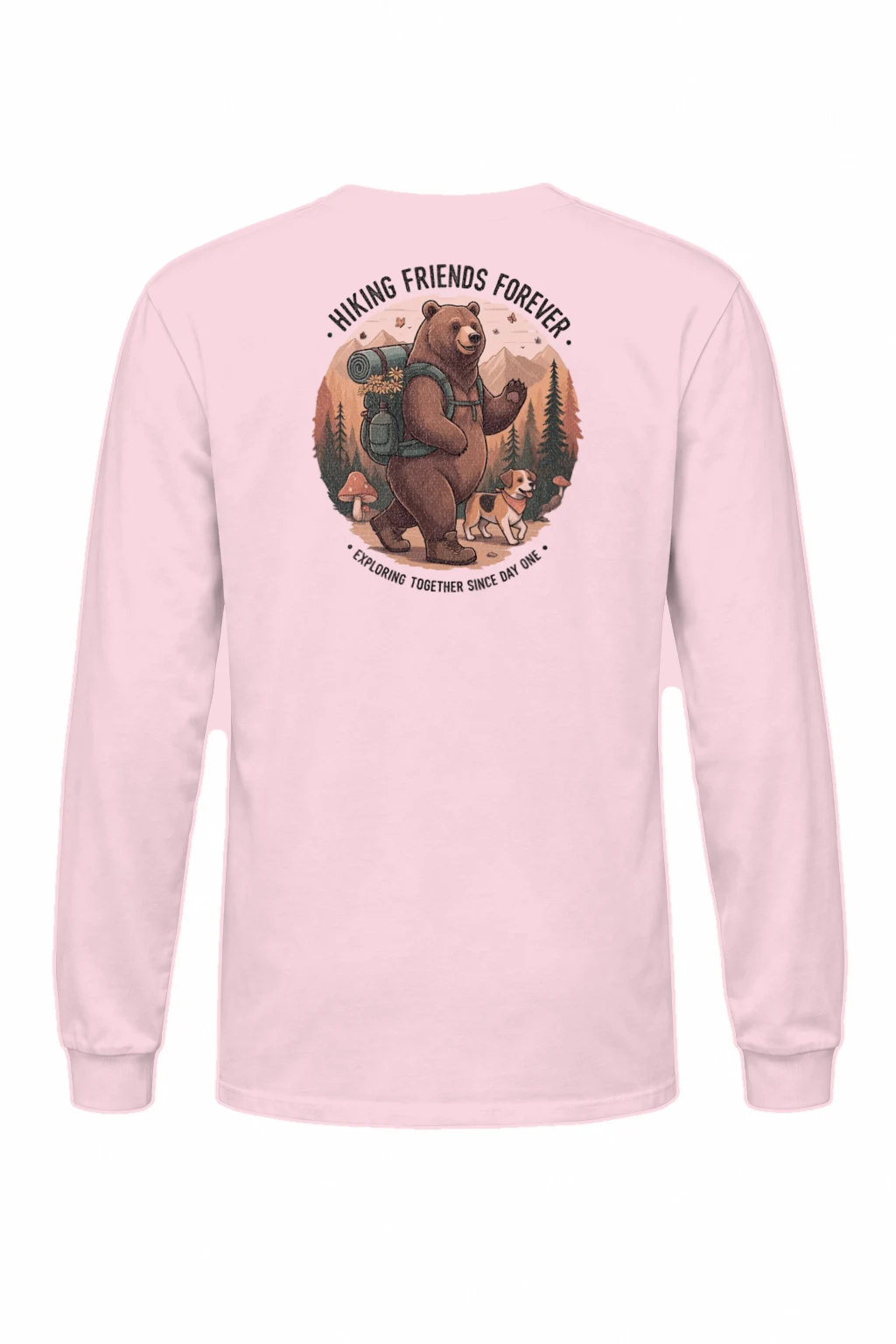 "Hiking Friends Forever" Unisex Longsleeve T-shirt | Gildan 2400