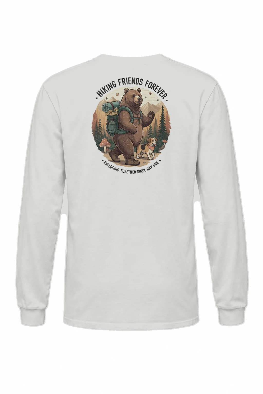 "Hiking Friends Forever" Unisex Longsleeve T-shirt | Gildan 2400