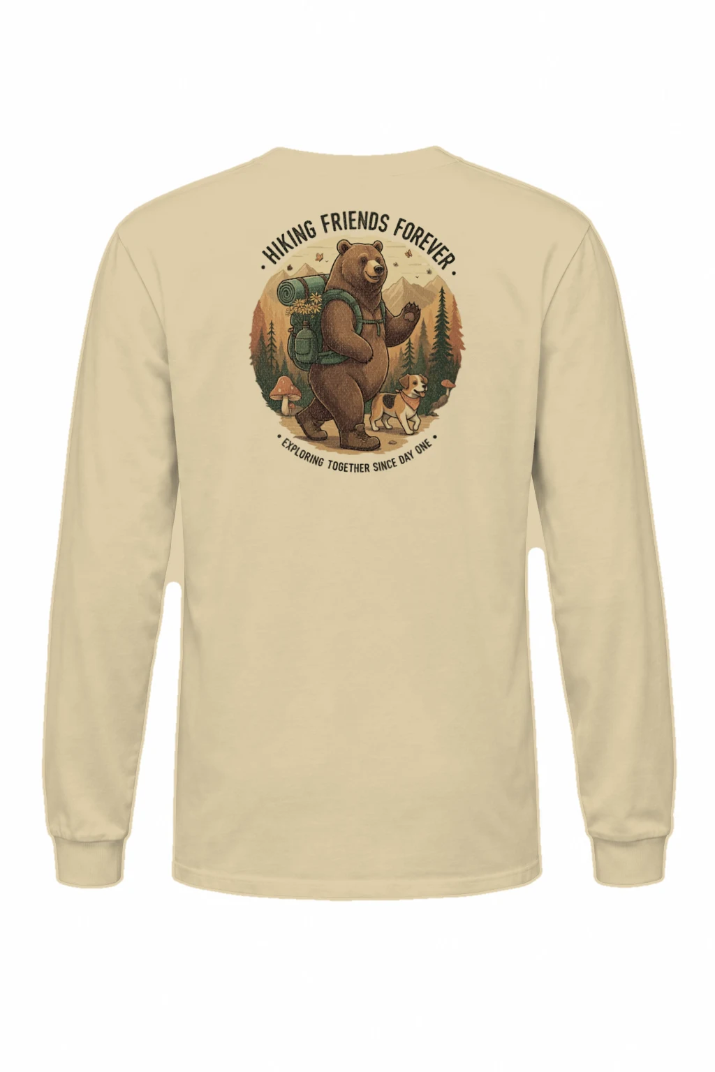 "Hiking Friends Forever" Unisex Longsleeve T-shirt | Gildan 2400