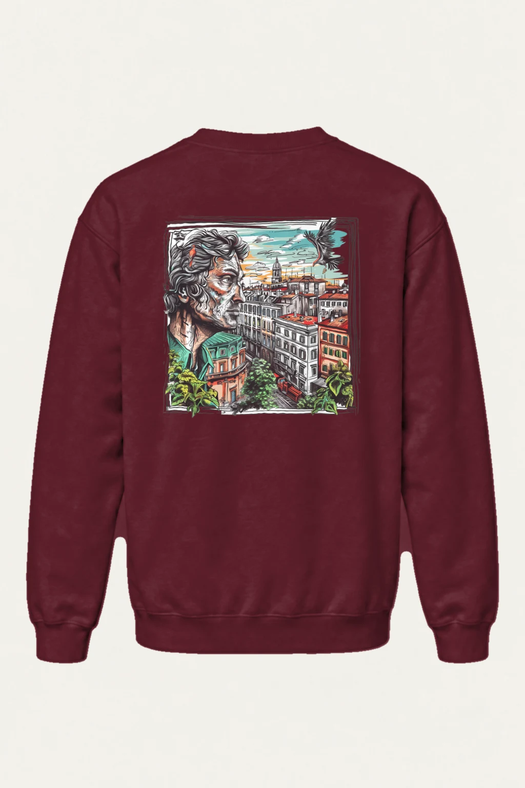 "Hillside City Watcher" Heavy Blend Unisex Crewneck Sweatshirt | Gildan 18000