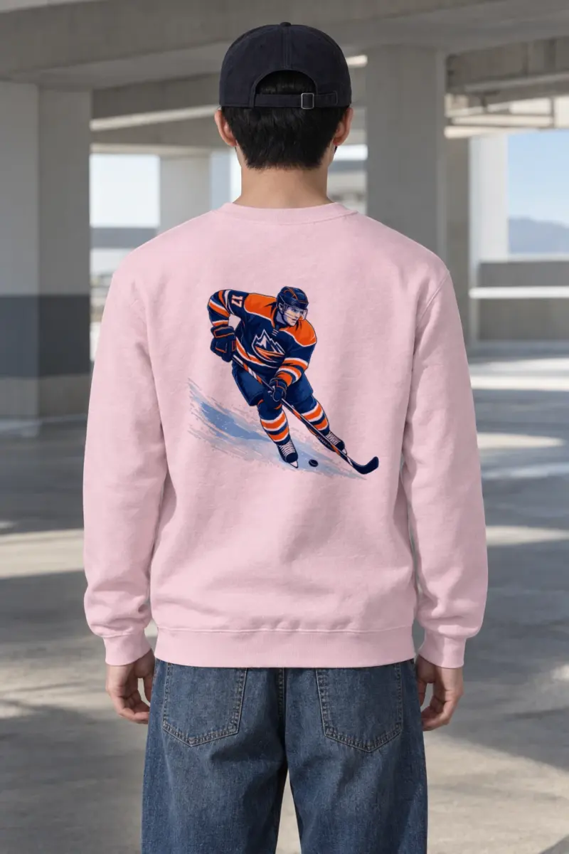 "Hockey Rush 17" Heavy Blend Unisex Crewneck Sweatshirt