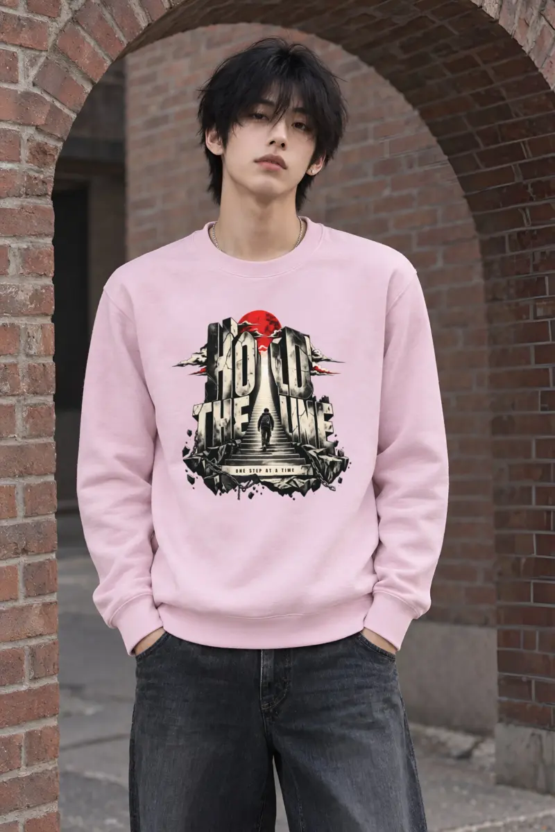 "Hold The Line" Heavy Blend Unisex Crewneck Sweatshirt