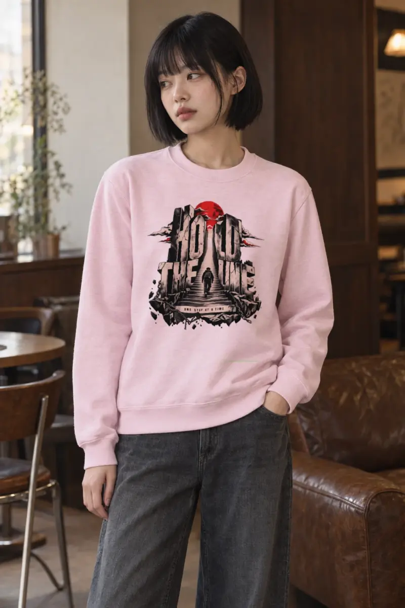 "Hold The Line" Heavy Blend Unisex Crewneck Sweatshirt