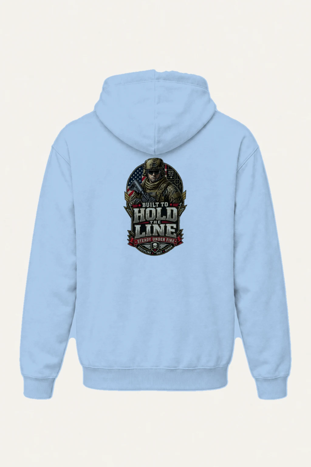 "Hold The Line" Heavy Blend Unisex Pullover Hoodie | Gildan 18500