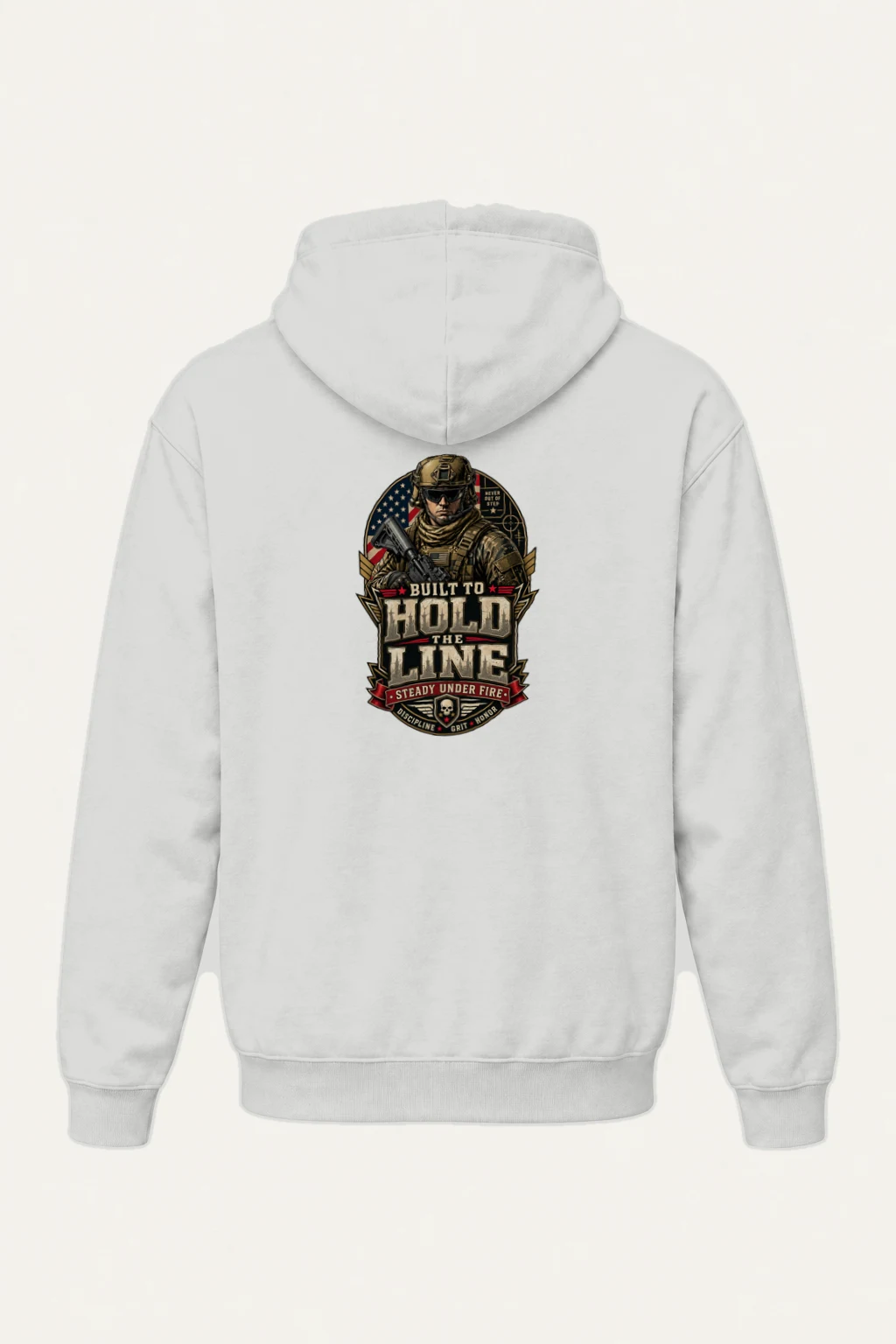 "Hold The Line" Heavy Blend Unisex Pullover Hoodie | Gildan 18500