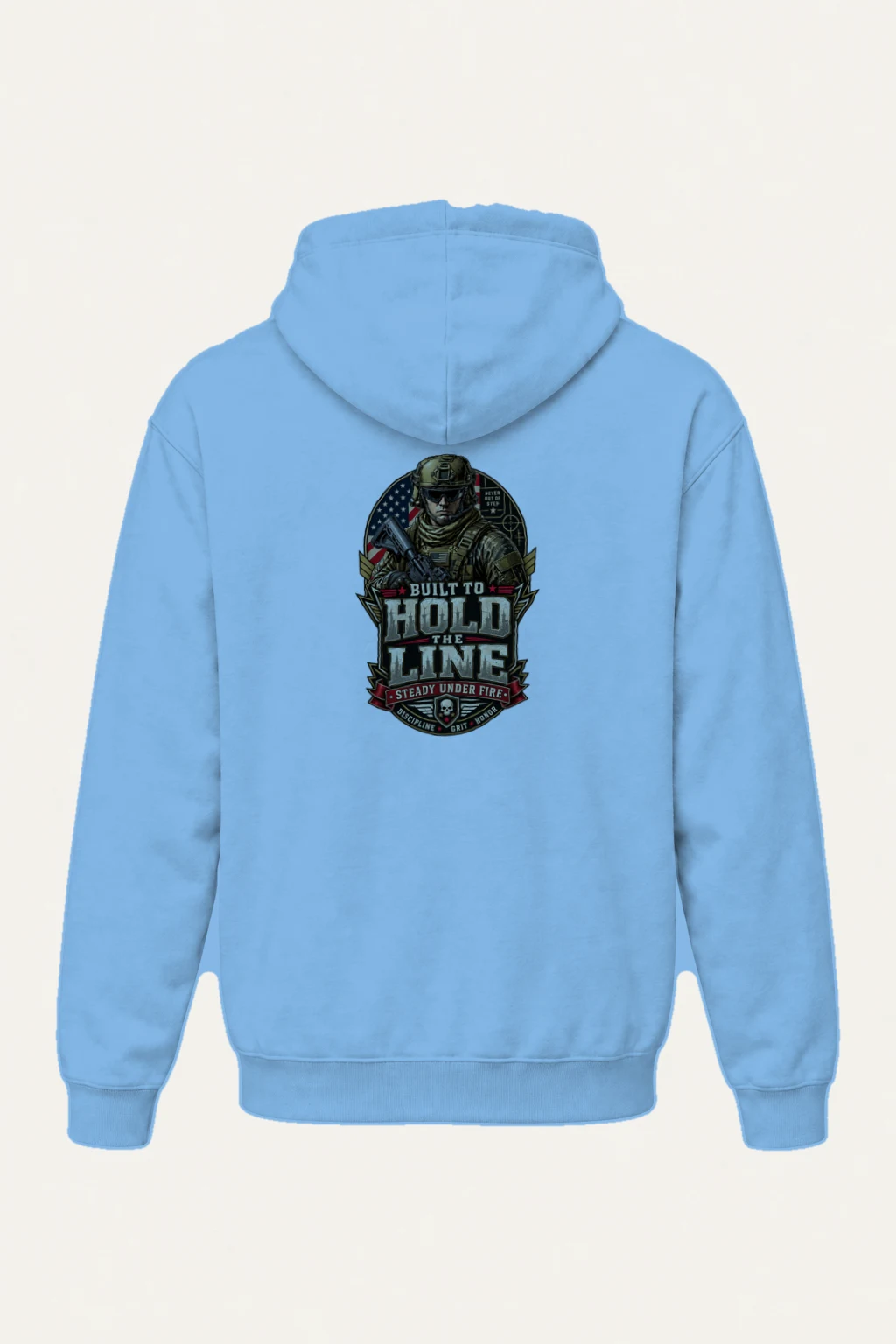 "Hold The Line" Heavy Blend Unisex Pullover Hoodie | Gildan 18500