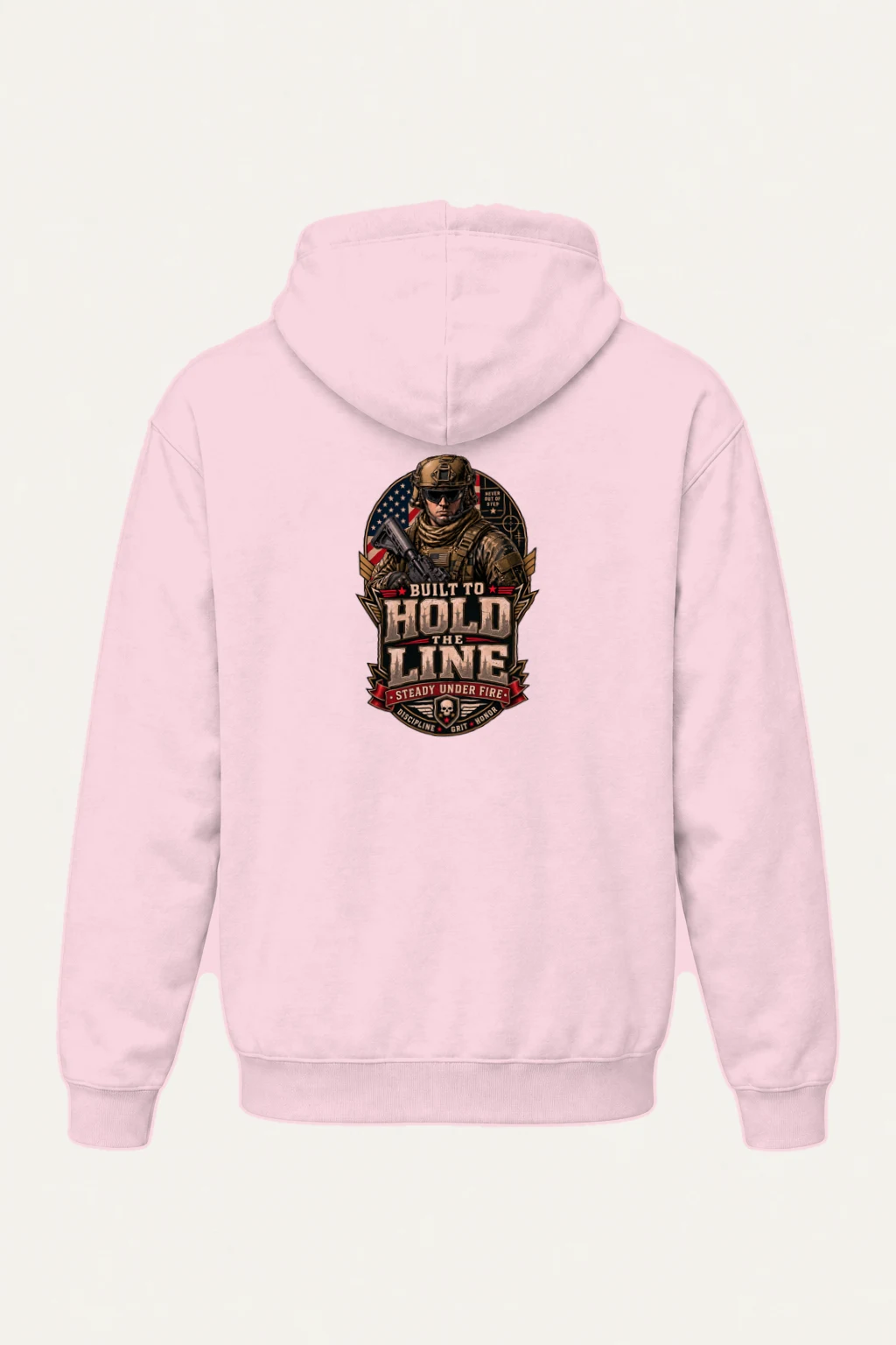 "Hold The Line" Heavy Blend Unisex Pullover Hoodie | Gildan 18500