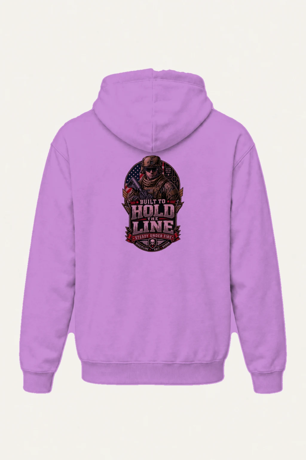 "Hold The Line" Heavy Blend Unisex Pullover Hoodie | Gildan 18500