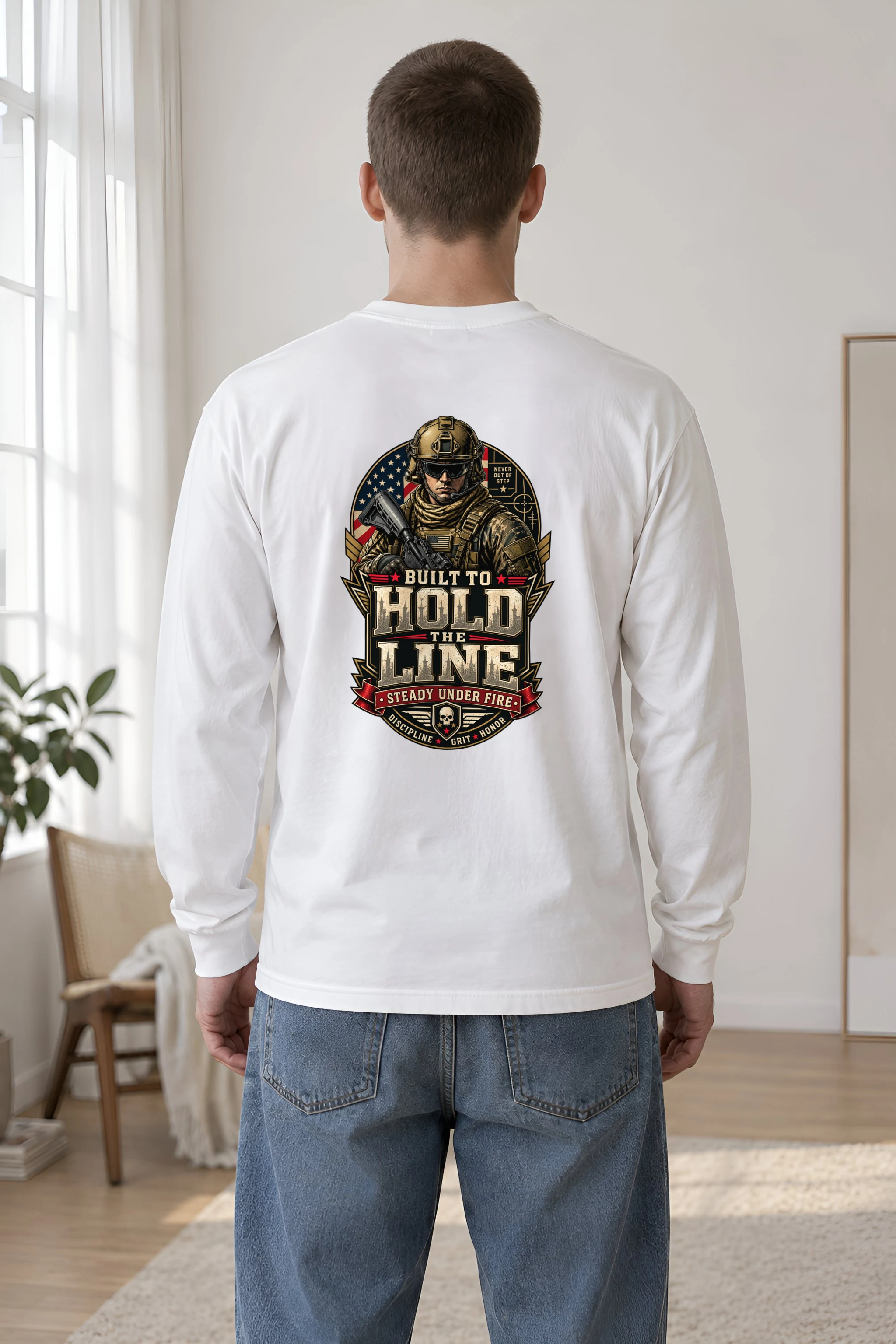 "Hold The Line" Unisex Longsleeve T-shirt