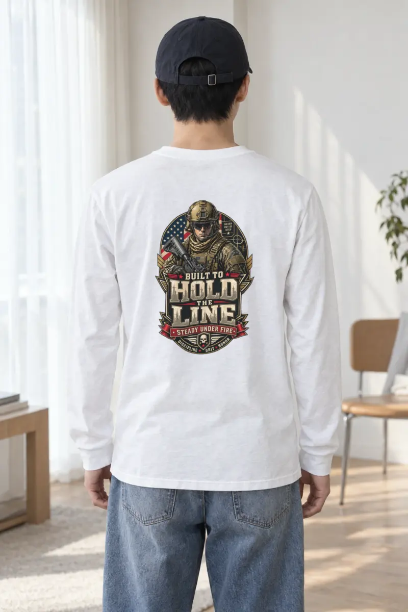 "Hold The Line" Unisex Longsleeve T-shirt