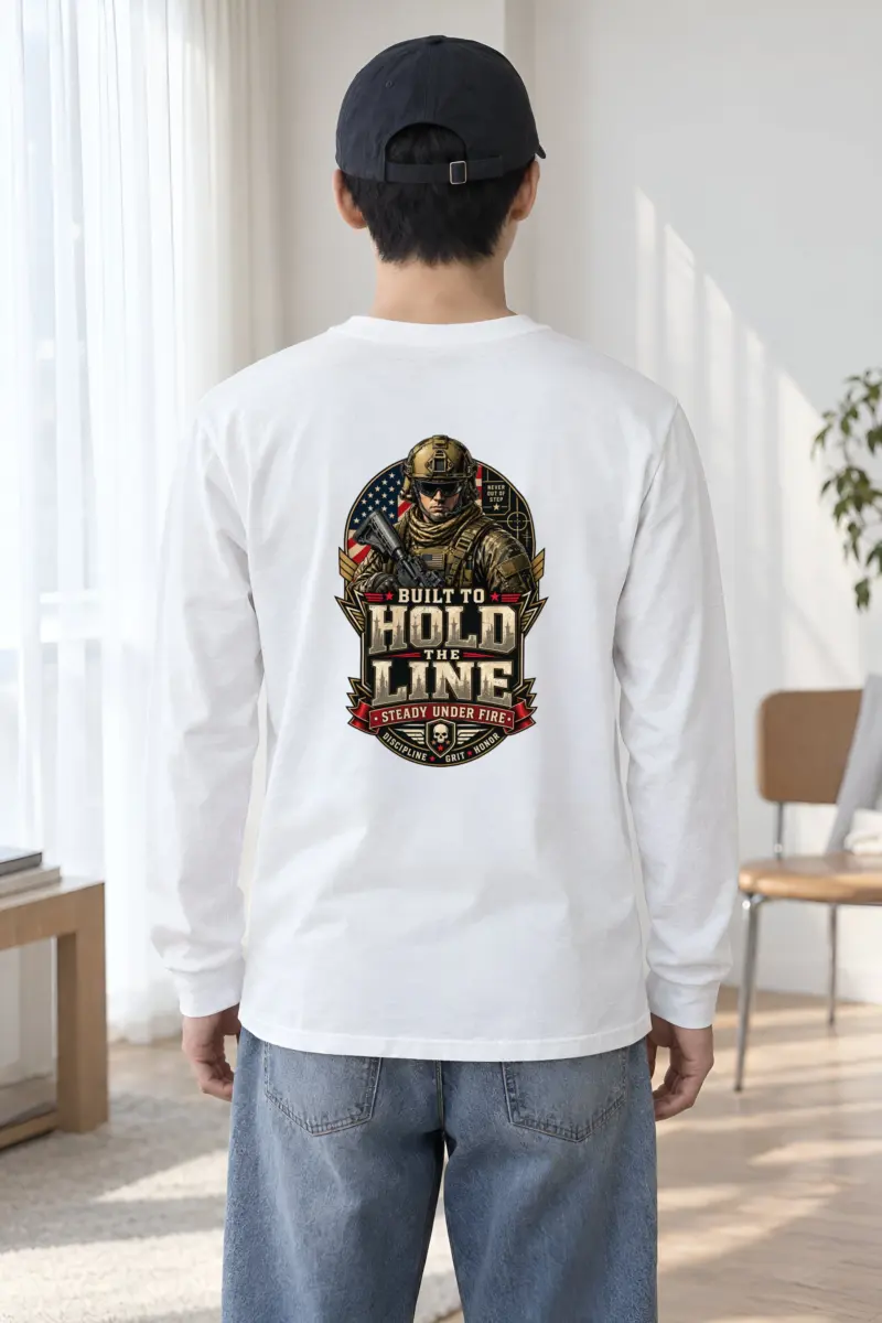 "Hold The Line" Unisex Longsleeve T-shirt