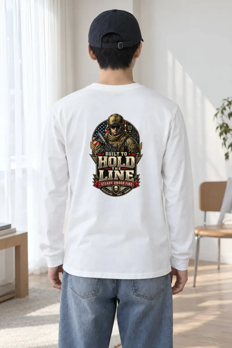 "Hold The Line" Unisex Longsleeve T-shirt
