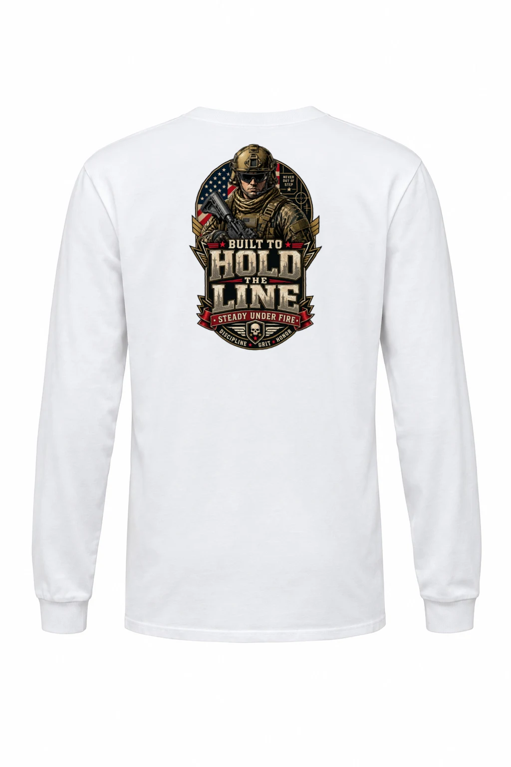 "Hold The Line" Unisex Longsleeve T-shirt | Gildan 2400