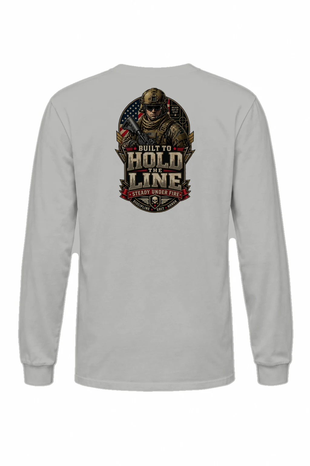 "Hold The Line" Unisex Longsleeve T-shirt | Gildan 2400
