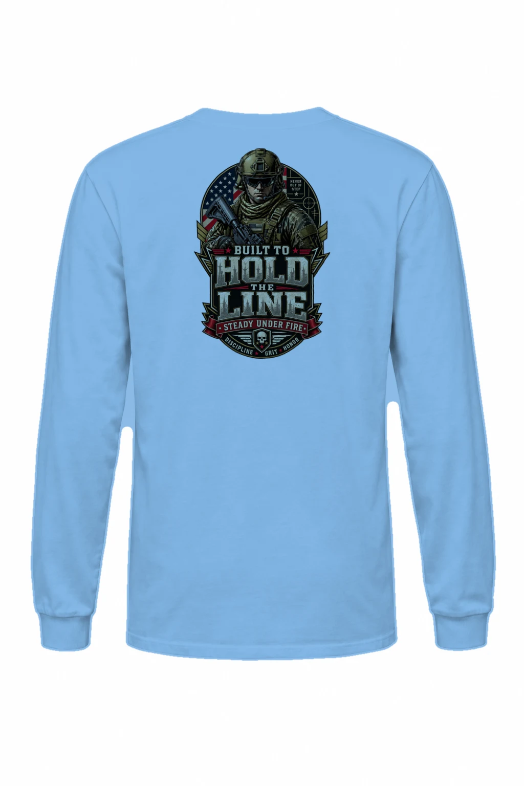 "Hold The Line" Unisex Longsleeve T-shirt | Gildan 2400