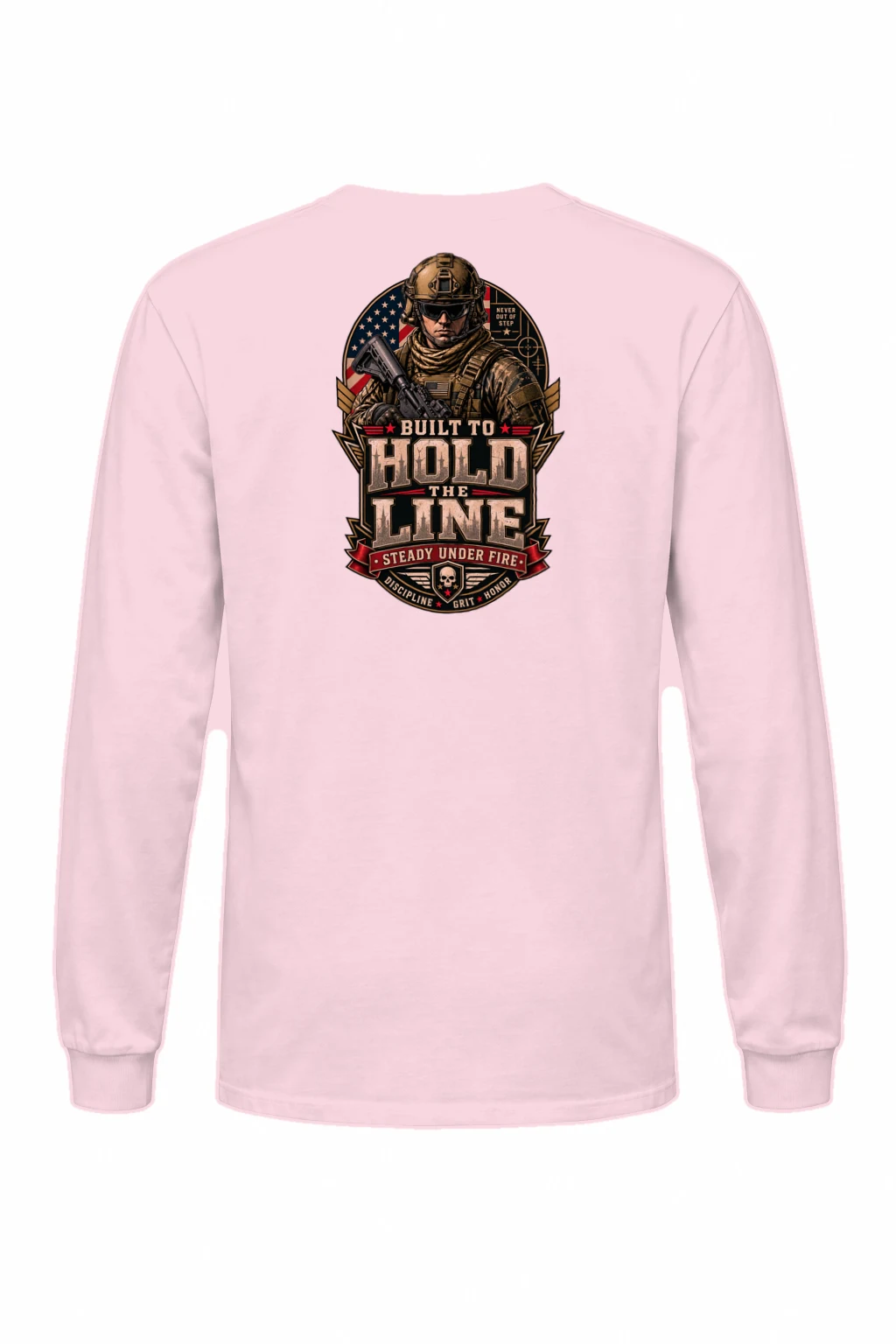 "Hold The Line" Unisex Longsleeve T-shirt | Gildan 2400