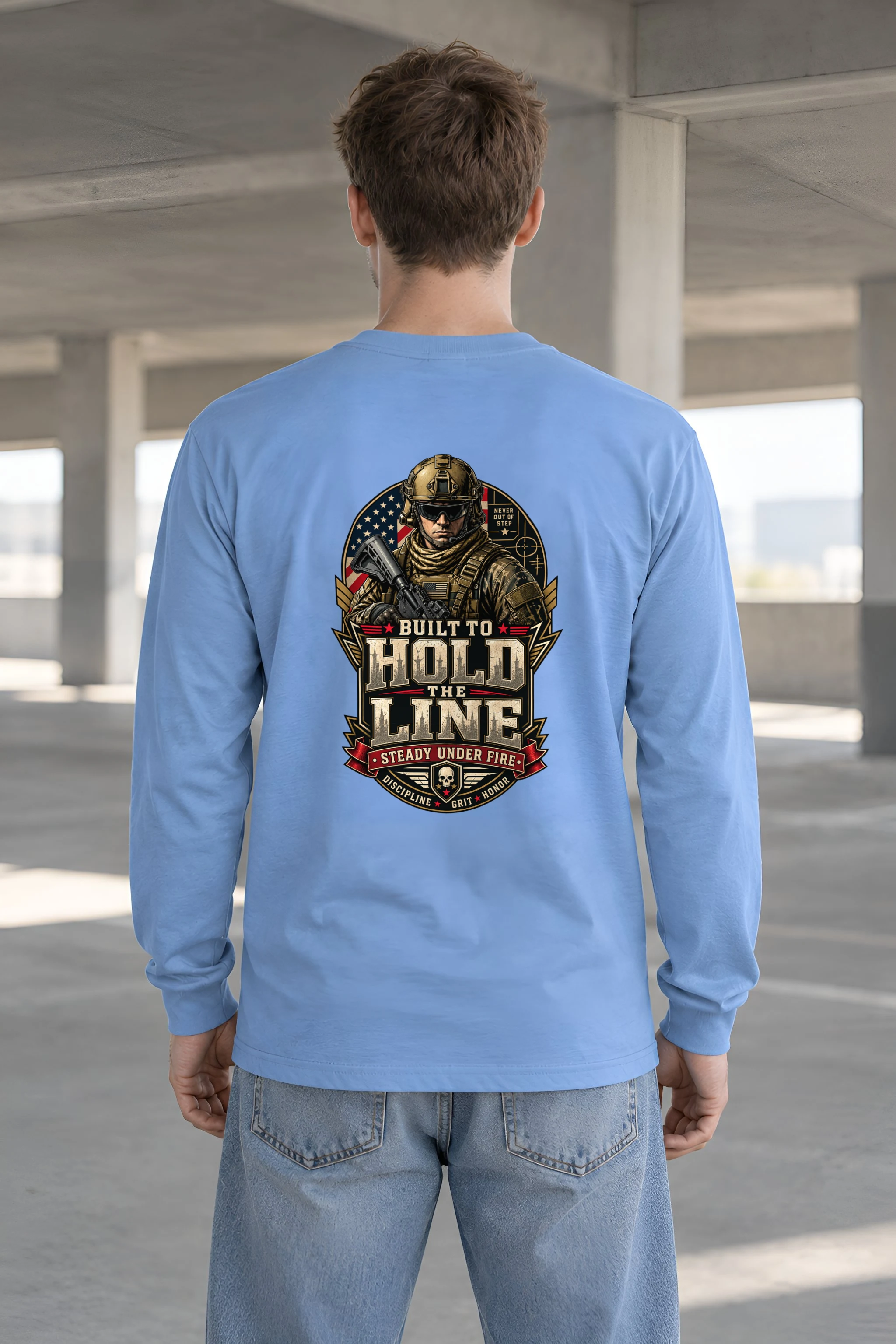 "Hold The Line" Unisex Longsleeve T-shirt