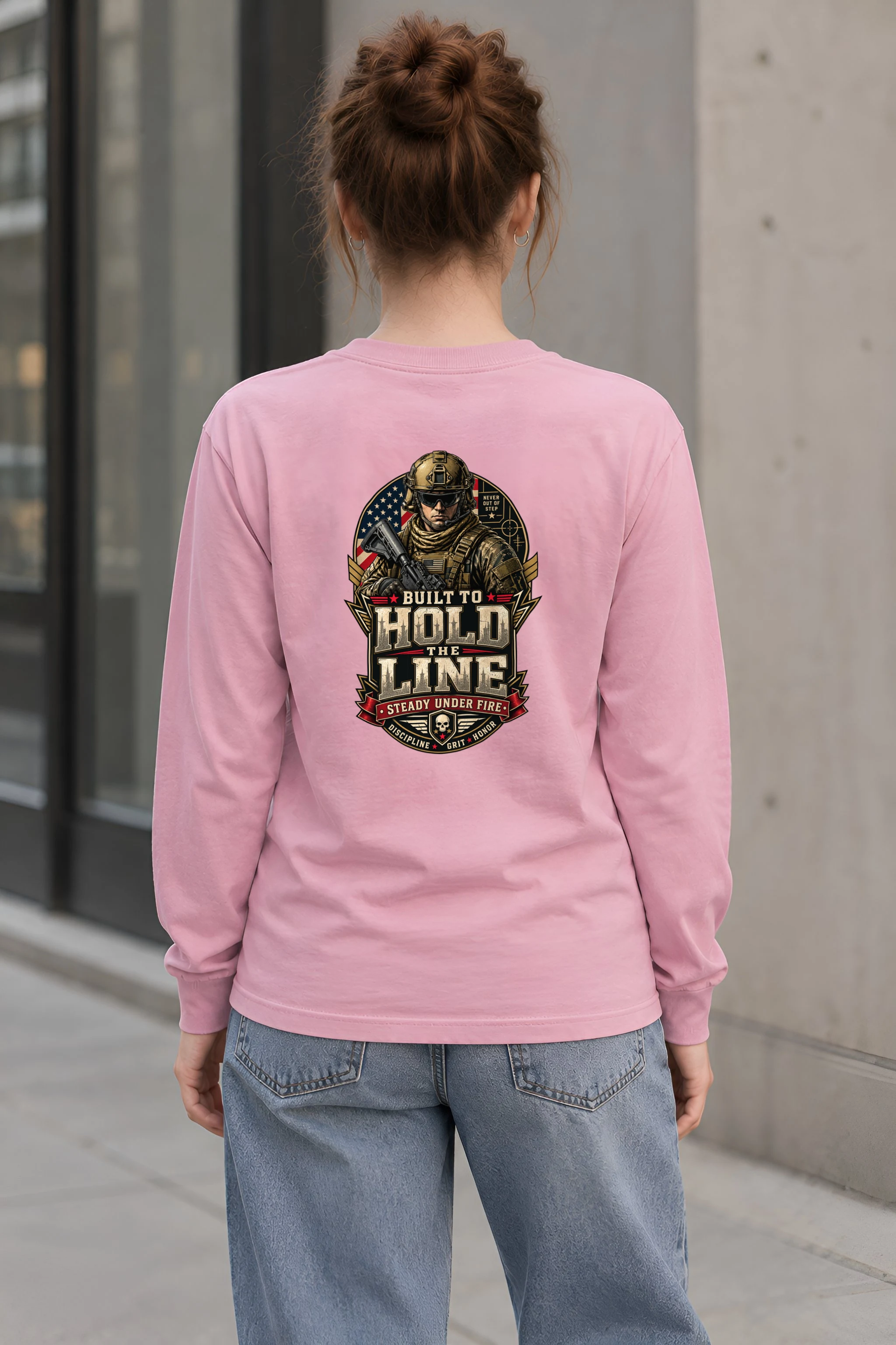 "Hold The Line" Unisex Longsleeve T-shirt