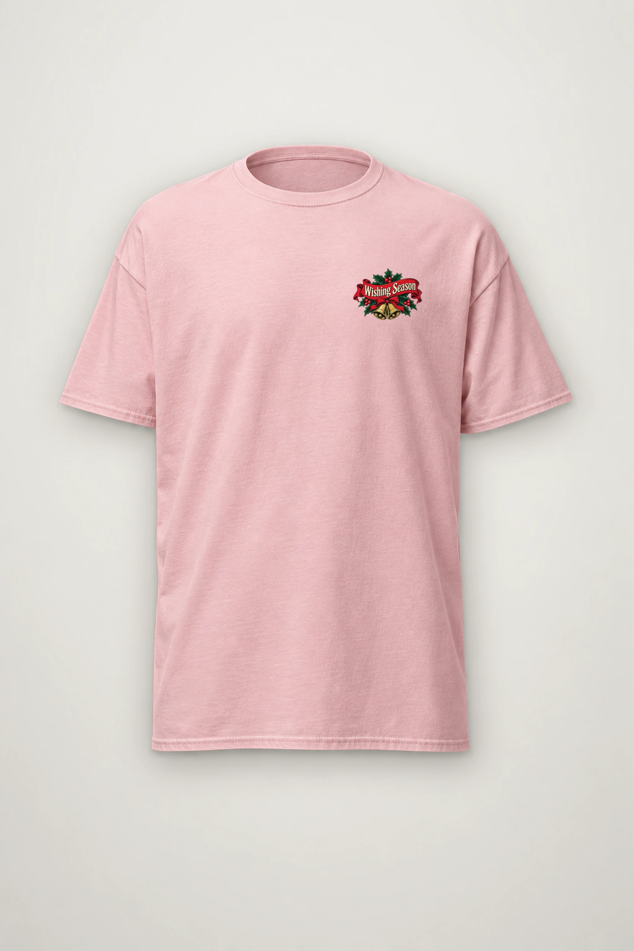 "Holly Jolly Santa" Heavyweight Unisex Crewneck T-shirt