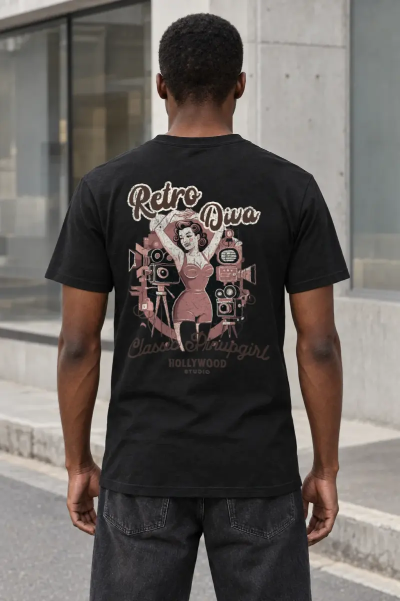"Hollywood Studio Diva" Heavyweight Unisex Crewneck T-shirt | Gildan 5000