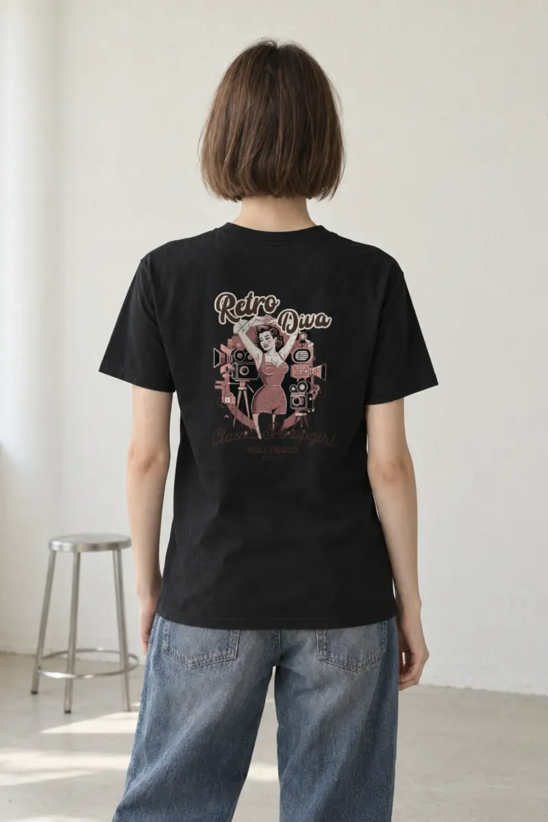 "Hollywood Studio Diva" Heavyweight Unisex Crewneck T-shirt