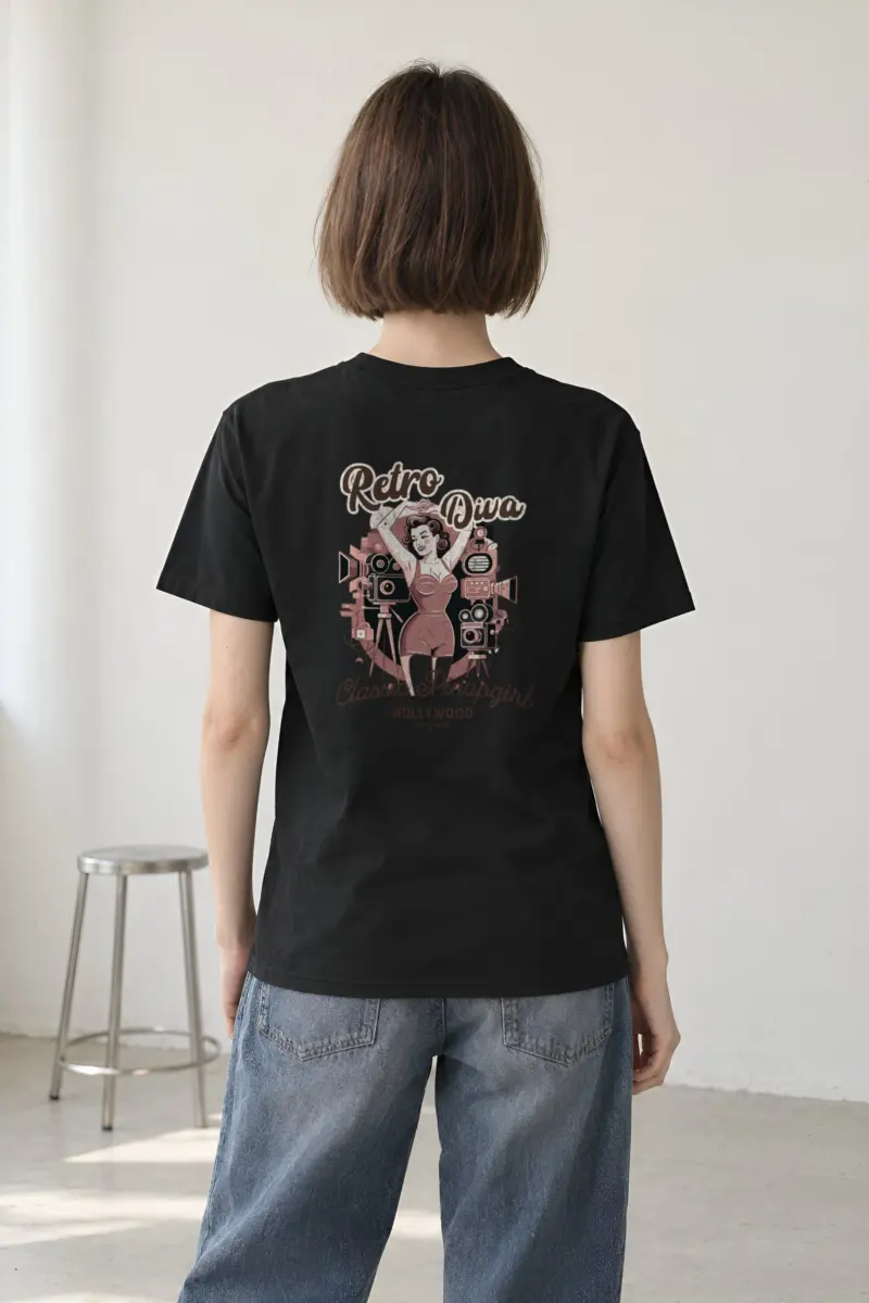 "Hollywood Studio Diva" Heavyweight Unisex Crewneck T-shirt