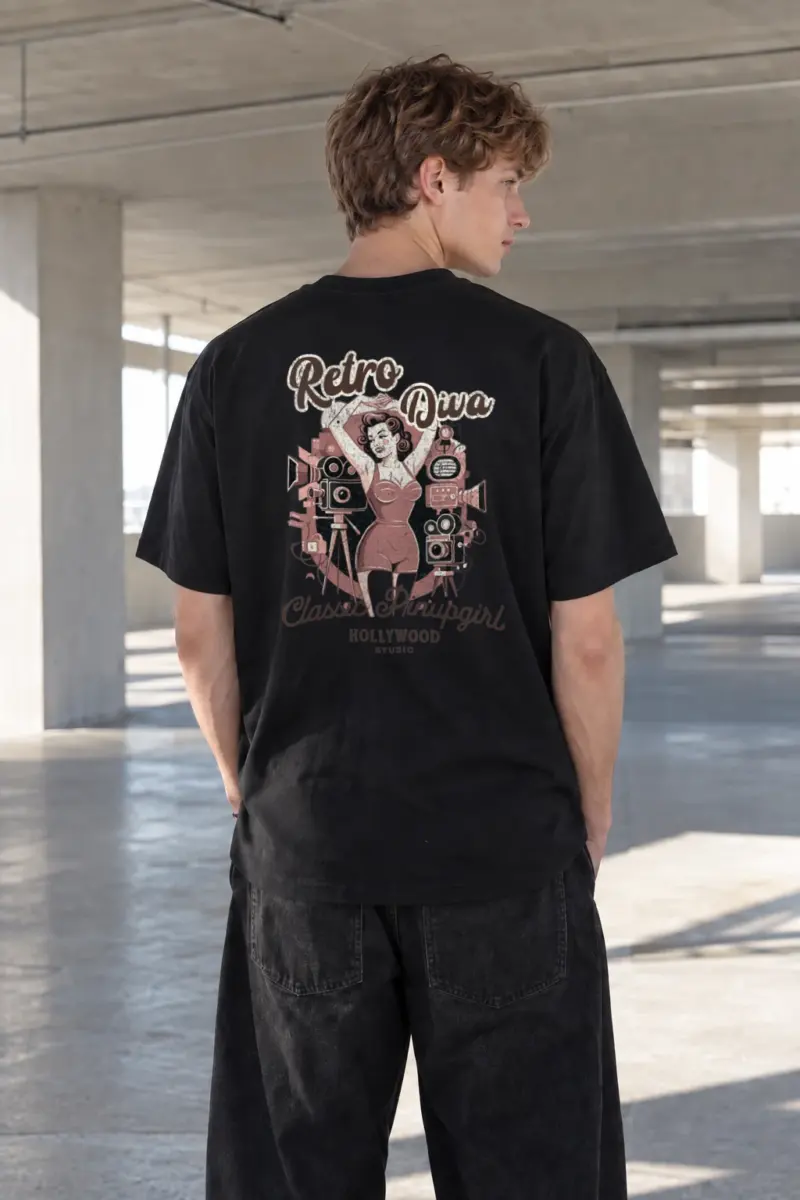 "Hollywood Studio Diva" Heavyweight Unisex Crewneck T-shirt | Gildan 5000