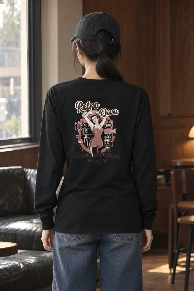 "Hollywood Studio Diva" Unisex Longsleeve T-shirt