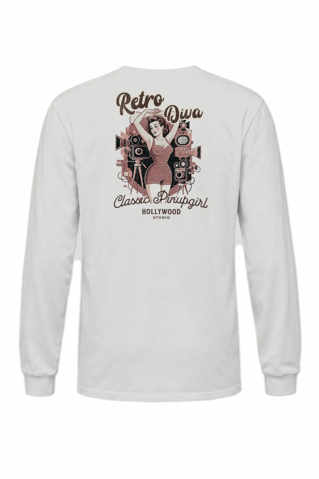 "Hollywood Studio Diva" Unisex Longsleeve T-shirt | Gildan 2400