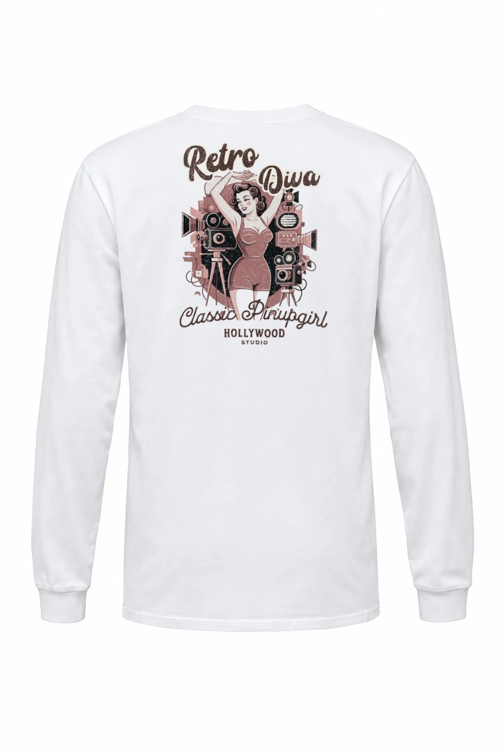 "Hollywood Studio Diva" Unisex Longsleeve T-shirt | Gildan 2400