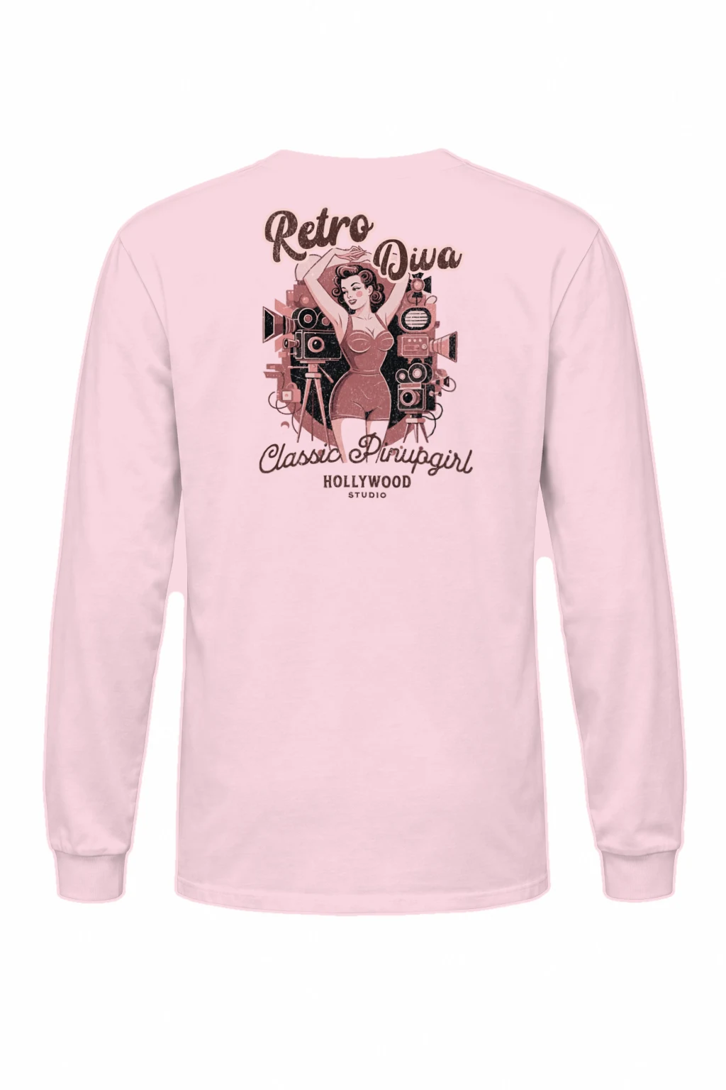 "Hollywood Studio Diva" Unisex Longsleeve T-shirt | Gildan 2400